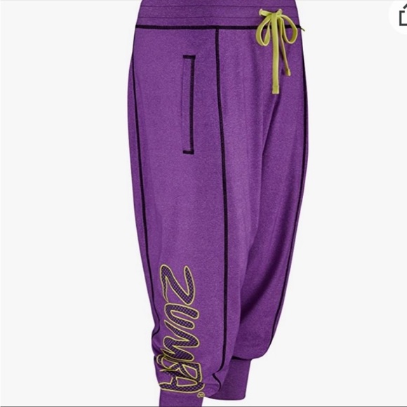 Zumba Fitness Lets Go Halfsies Harem Pants Purple
Size Large - Picture 3 of 11